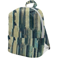 Texture Abstract Buildings Zip Up Backpack by anzea