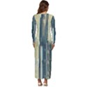 Texture Abstract Buildings Long Sleeve Longline Maxi Dress View4