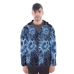 Neurons Brain Cells Structure Men s Hooded Windbreaker