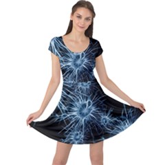 Neurons Brain Cells Structure Cap Sleeve Dress by anzea