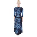 Neurons Brain Cells Structure Quarter Sleeve Wrap Maxi Dress View2