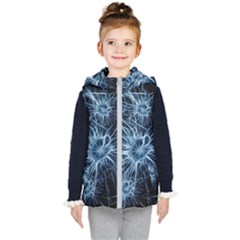 Neurons Brain Cells Structure Kids  Hooded Puffer Vest