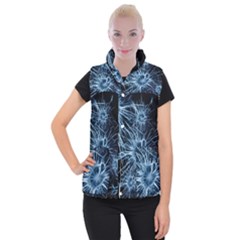 Neurons Brain Cells Structure Women s Button Up Vest