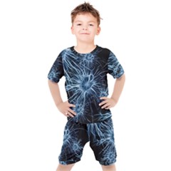 Neurons Brain Cells Structure Kids  T-shirt And Shorts Set