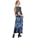 Neurons Brain Cells Structure Velour Split Maxi Skirt View2