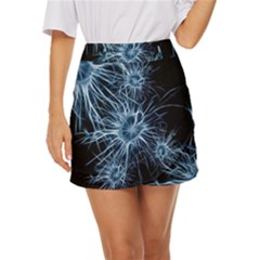 Neurons Brain Cells Structure Mini Front Wrap Skirt by anzea