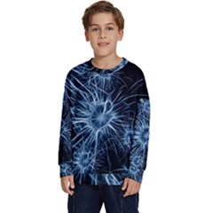 Neurons Brain Cells Structure Kids  Crewneck Sweatshirt