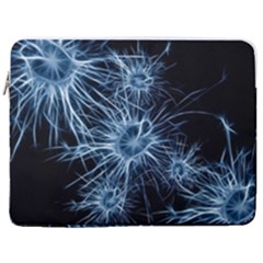 Neurons Brain Cells Structure 17  Vertical Laptop Sleeve Case With Pocket