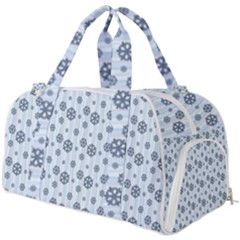 Snowflakes Winter Christmas Burner Gym Duffle Bag