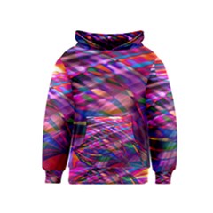 Wave Lines Pattern Abstract Kids  Pullover Hoodie