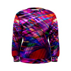 Wave Lines Pattern Abstract Women s Sweatshirt