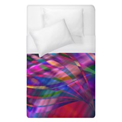 Wave Lines Pattern Abstract Duvet Cover (single Size) by anzea