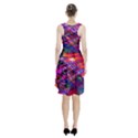 Wave Lines Pattern Abstract Racerback Midi Dress View2