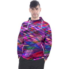 Wave Lines Pattern Abstract Men s Pullover Hoodie