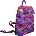 Wave Lines Pattern Abstract Buckle Everyday Backpack View2