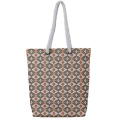 Background Art Designs Full Print Rope Handle Tote (small)