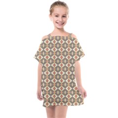 Background Art Designs Kids  One Piece Chiffon Dress