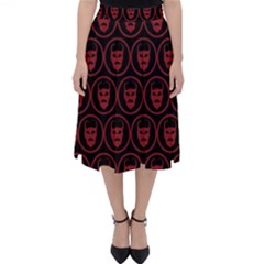 Dark Dominion Print Classic Midi Skirt by dflcprintsclothing