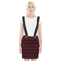 Dark Dominion Print Braces Suspender Skirt by dflcprintsclothing