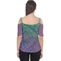 Colorful duotone abstract print Cutout Shoulder T-Shirt View2