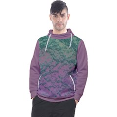 Colorful Duotone Abstract Print Men s Pullover Hoodie