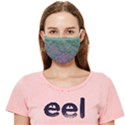 Colorful duotone abstract print Cloth Face Mask (Adult) View1