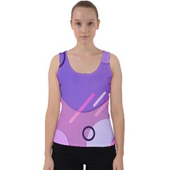 Colorful Labstract Wallpaper Theme Velvet Tank Top by Apen