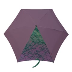 Colorful Duotone Abstract Print Mini Folding Umbrellas by dflcprintsclothing