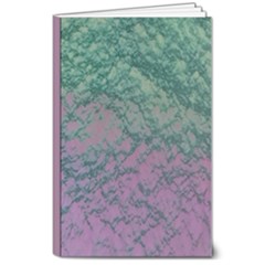 Colorful Duotone Abstract Print 8  X 10  Softcover Notebook by dflcprintsclothing