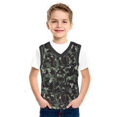 Precision Pursuit: Hunting Motif Camouflage Pattern Kids  Basketball Tank Top by dflcprintsclothing