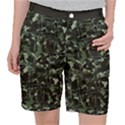 Precision Pursuit: Hunting Motif Camouflage Pattern Women s Pocket Shorts View1