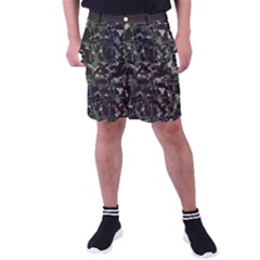 Precision Pursuit: Hunting Motif Camouflage Pattern Men s Pocket Shorts by dflcprintsclothing