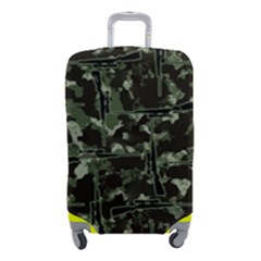 Hunting Motif Camouflage Pattern Print Bk Luggage Cover (small) by dflcprintsclothing