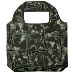 Hunting Motif Camouflage Pattern Print Bk Foldable Grocery Recycle Bag by dflcprintsclothing