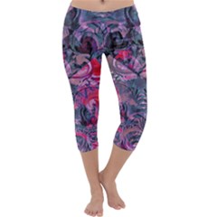 Alien Architecture Ii Capri Yoga Leggings