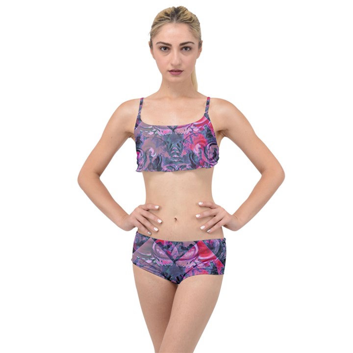 Alien Architecture Ii Layered Top Bikini Set