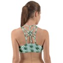 Aloe Plants Pattern Scrapbook Back Web Sports Bra View2