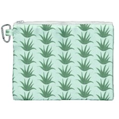 Aloe Plants Pattern Scrapbook Canvas Cosmetic Bag (xxl) by anzea