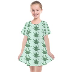 Aloe Plants Pattern Scrapbook Kids  Smock Dress