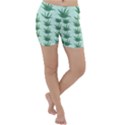 Aloe Plants Pattern Scrapbook Lightweight Velour Yoga Shorts View1