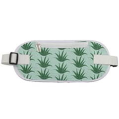 Aloe Plants Pattern Scrapbook Rounded Waist Pouch