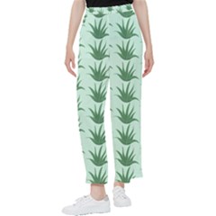 Aloe Plants Pattern Scrapbook Women s Pants 