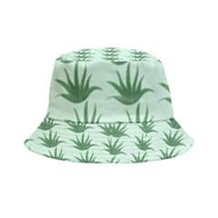 Aloe Plants Pattern Scrapbook Inside Out Bucket Hat