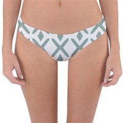 Texture Sign Deaign Reversible Hipster Bikini Bottoms