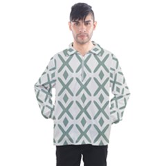 Texture Sign Deaign Men s Half Zip Pullover