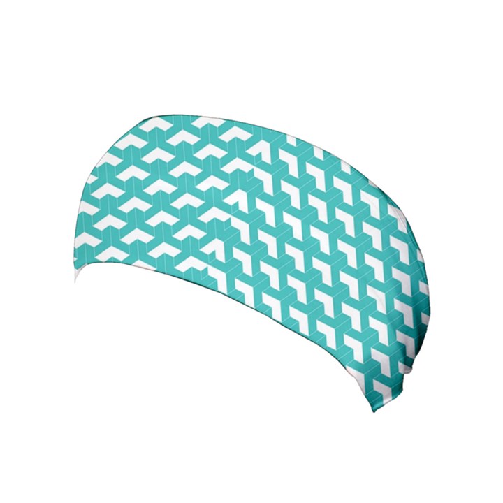 Background Pattern Colored Yoga Headband