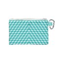 Background Pattern Colored Canvas Cosmetic Bag (Small) View2