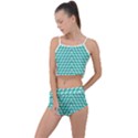 Background Pattern Colored Summer Cropped Co-Ord Set View1