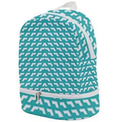 Background Pattern Colored Zip Bottom Backpack