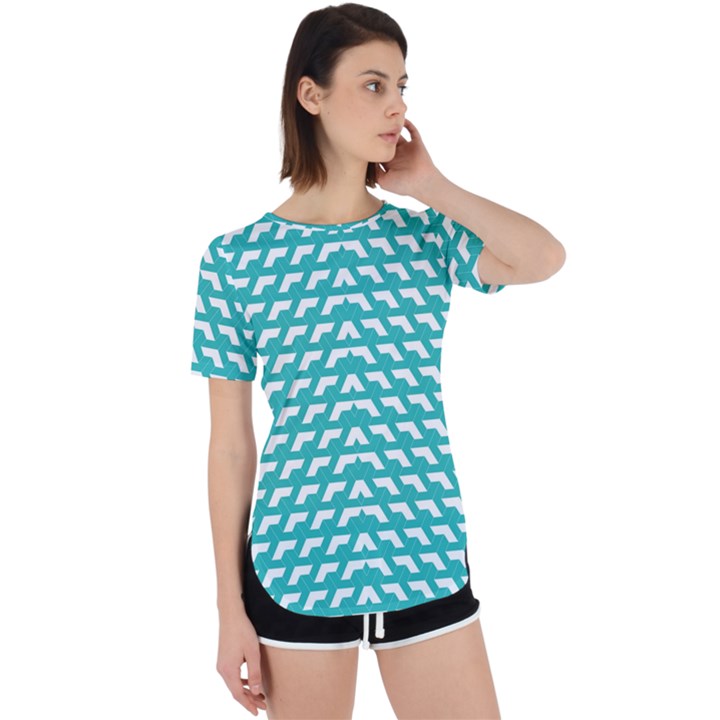 Background Pattern Colored Perpetual Short Sleeve T-Shirt